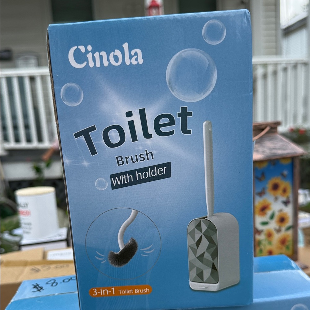 Cinola Toilet Brush with Holder